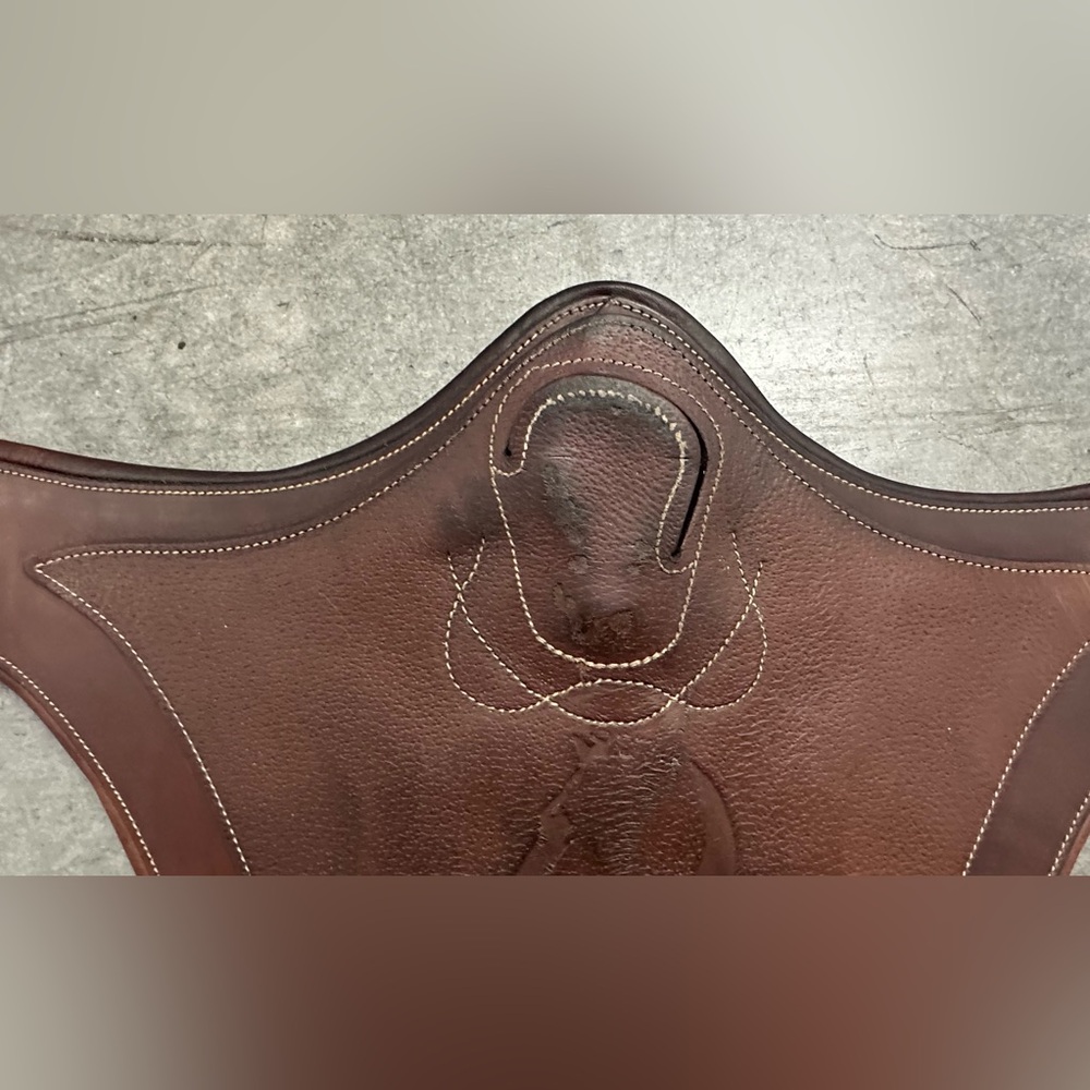 Antares Equestrian Belly Guard Girth, Padded Leather, Size 52, GUC! - Picture 2 of 5